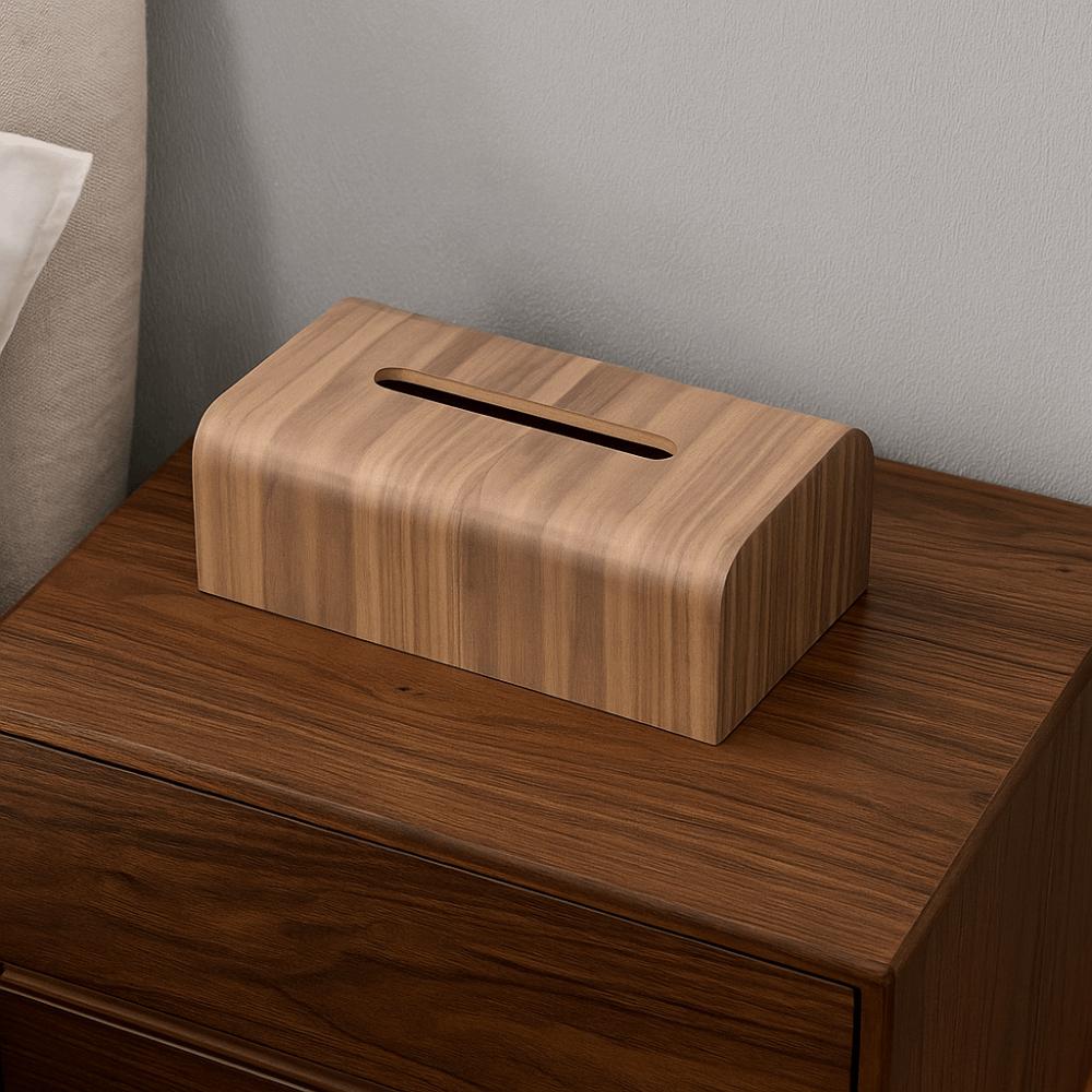 Simple Solid Wood Tissue Box Drawer Design Tissue Organizer Luxury Tissue Holder  Table