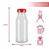 50x Glass Bottles for Juice JUICE 125ml Bottle for Juice Juice Syrup