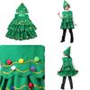 Костюм Рождественской елки для детей и взрослых Аутентичный полосатый наряд для косплея