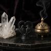 Huaqianguhh 3D-печатные украшения в виде двойного ворона, фигурка черепа и сердца в темном стиле, готические украшения для дома, стола, книжной полки, Хэллоуин, подарок, декор