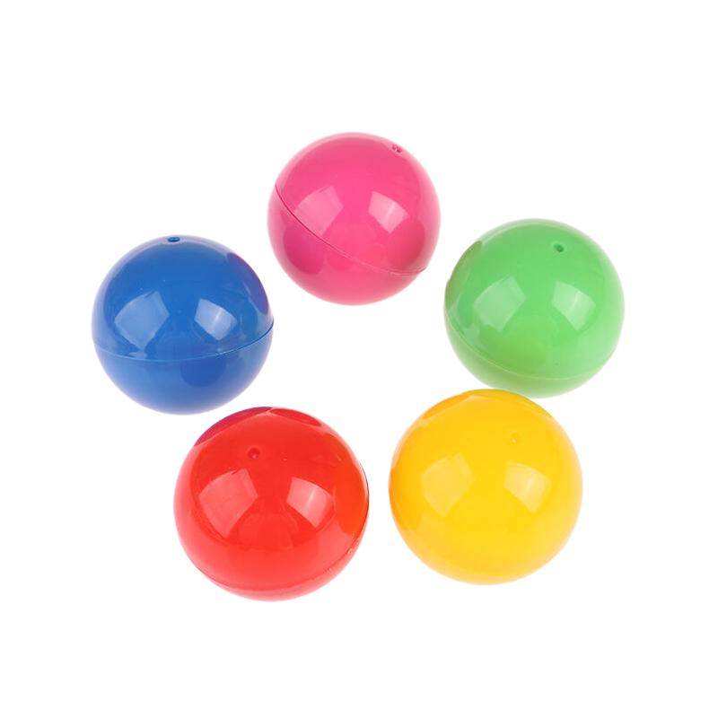 50Pcs Plastic Lottery Balls Raffle Drawing Balls Hollow Openable Game Balls Table Activity Balls Party Motion Bingo Balls