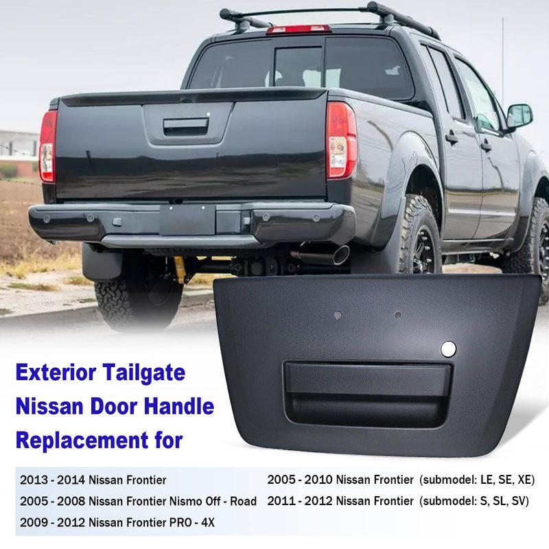 Car Door Tailgate Handle Rear Door Exterior Outer Outside Handle Trunk for Nissan Navara D40 2005~2015 90606-EA810