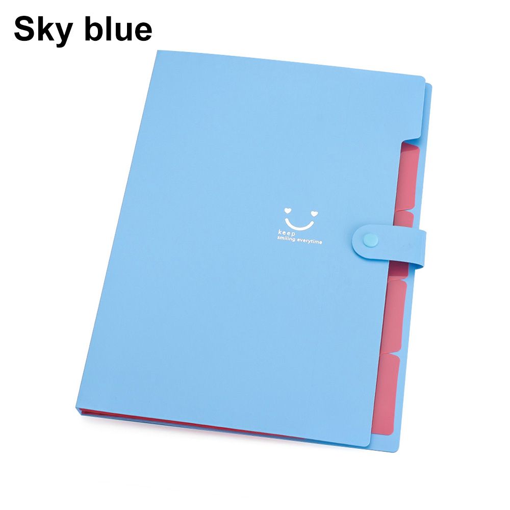 Paper Organizer File Classify Large Capacity Bill Folder Holder Data Book Portfolio A4 File Bag