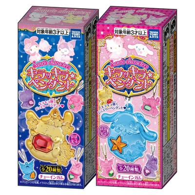 Takara Tomy Arts Sanrio Characters Блестящий кулон Игрушечный набор со вкусом клубники Жевательная резинка/Конфеты [Коробка 10]