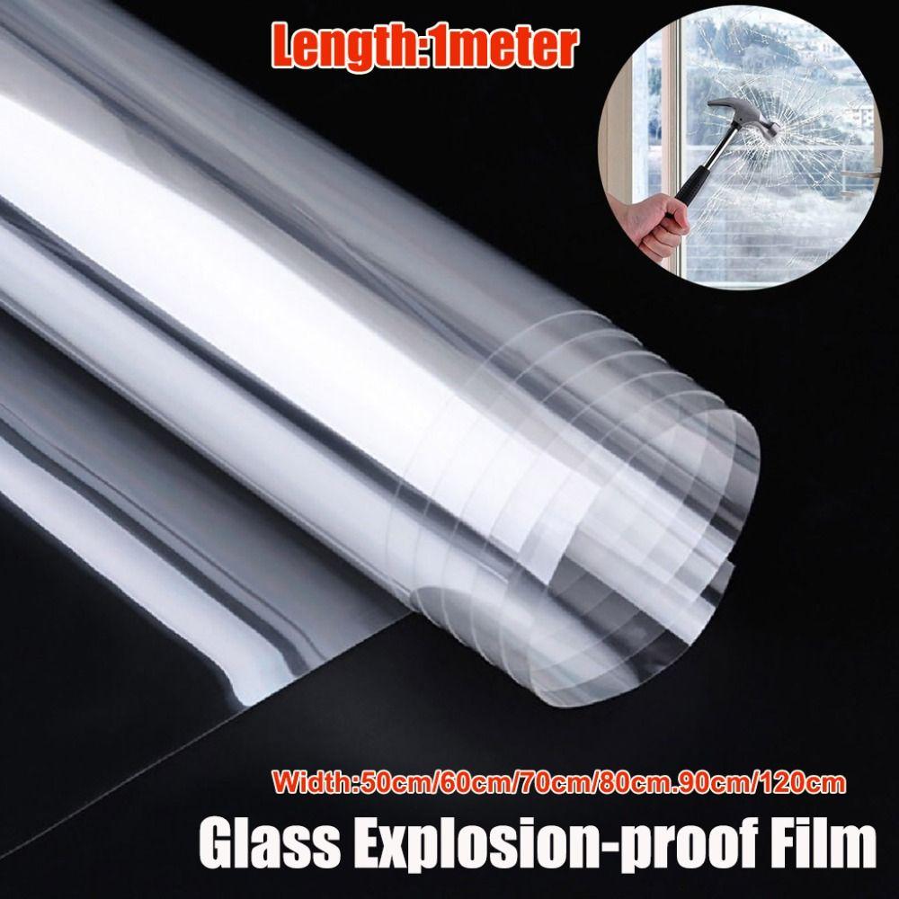 Anti Shatter Window Security Film Clear Safety Window Film New Rupture Membrane Sticker