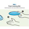 EVA Flying Plate Training Discs Boomerang Folding Swirling Discs Training Pets Playing Exercise Fun Beach Outdoor Sports Toy