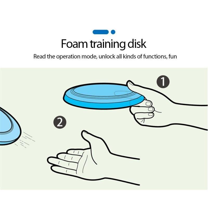 EVA Flying Plate Training Discs Boomerang Folding Swirling Discs Training Pets Playing Exercise Fun Beach Outdoor Sports Toy