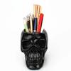 Держатель для ручек и карандашей в форме черепа, держатель для ключей-скелетов, держатель для кистей для макияжа, цветочный горшок, принадлежности для домашнего офиса, органайзер, аксессуар