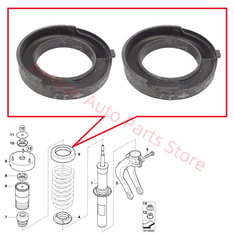 31336857001 Верхняя опорная чашка пружины передней стойки для BMW X5 E70/F15/X5M F85 X6 E71/E72/F16/X6M F86 Амортизирующая прокладка подвески