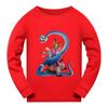 Children's Summer Sports T-shirt  Long Sleeve Printed Tops