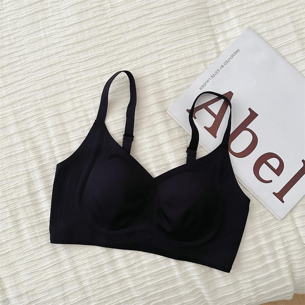 Ultra-thin seamless nude underwear for women, anti-light, large breasts, small breasts, anti-sagging jelly breathable bra cover