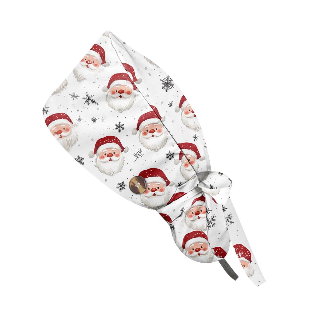 Модная рождественская рабочая кепка с принтом, повседневная женская кепка с хвостиком, кепка с повязкой, кепка Baotou