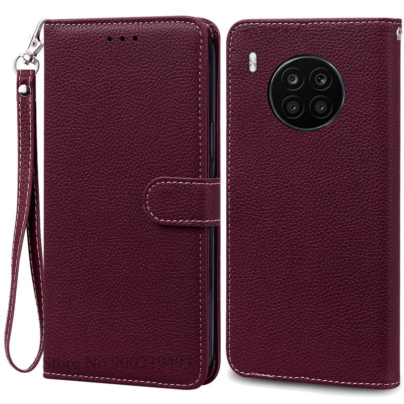 Чехол для Honor 50 Lite NTN-L22 NTN-LX1 NTN-LX3 кожаный чехол-книжка с откидной крышкой для Huawei Honor 50 Lite чехол для телефона Fundas