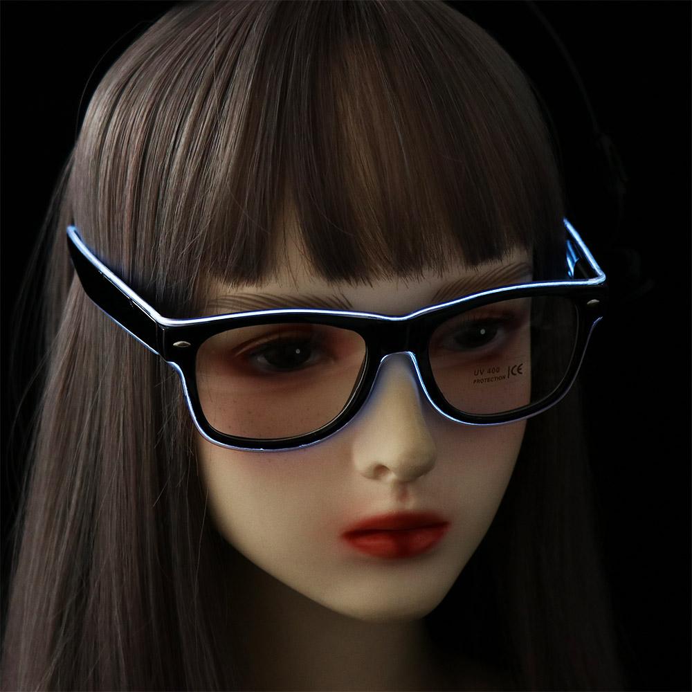Party SunGlasses El Wire Glow Sunglasses Flashing Glasses Luminous Glasses Neon Glasses Led Glasses