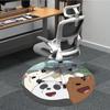 1 шт. Круглый ковер We Bare Bears для офиса, под офисные стулья, спальни, гостиной, домашний декор a1022218