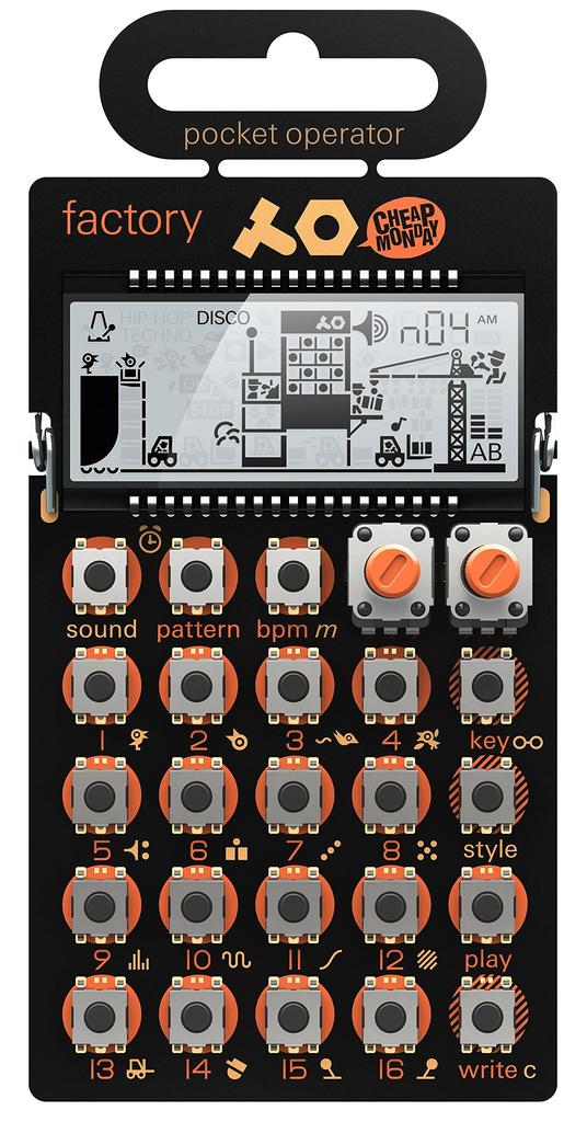Imported Teenage Engineering Factory Pocket Operator Synth TE010AS016 [Regular Product] PO-16 Melody/Lead
