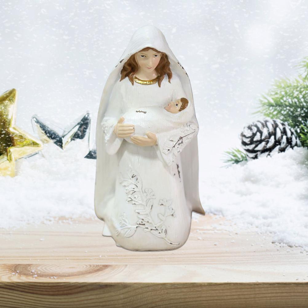 Christmas Nativity Figures Ornaments Resin Craft Traditional Nativity Scene Figures Resin Figures