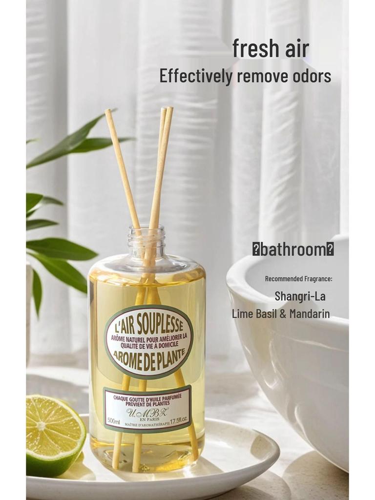 Green Lemon Basil Citrus Aromatherapy Refill for Flameless Car Diffuser & Bedroom