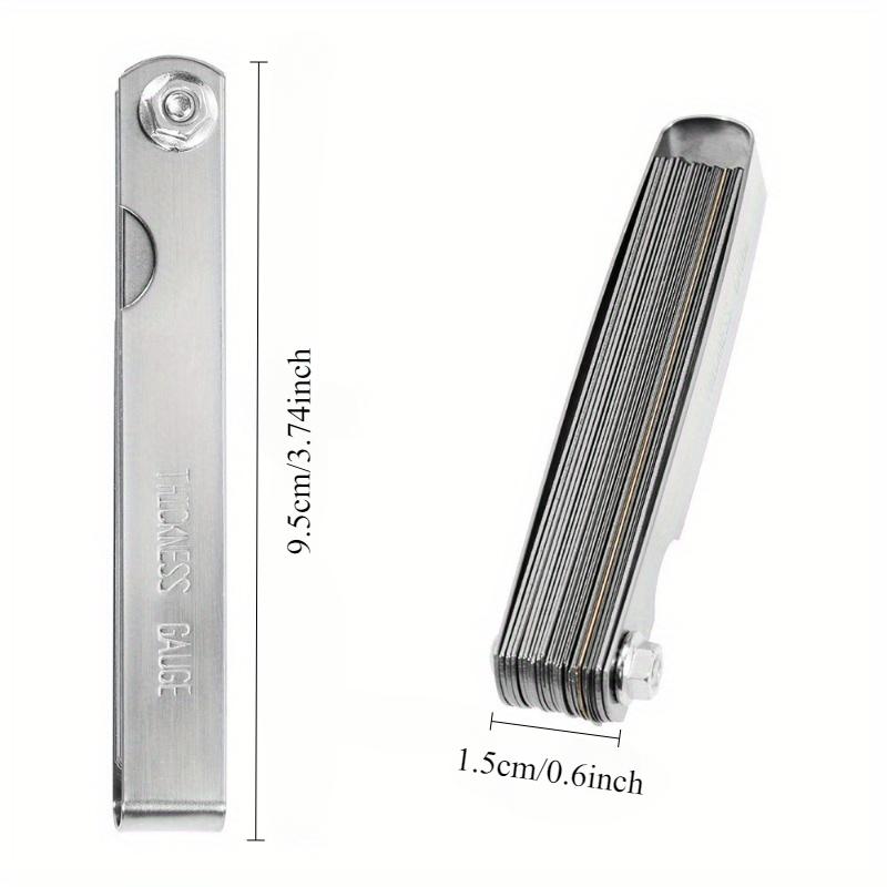 32-лезвийный дальномер, щуп, клапан, обучающий щуп, размер зазора 0,04-0,88 мм, медный лист 0,0015-0,035