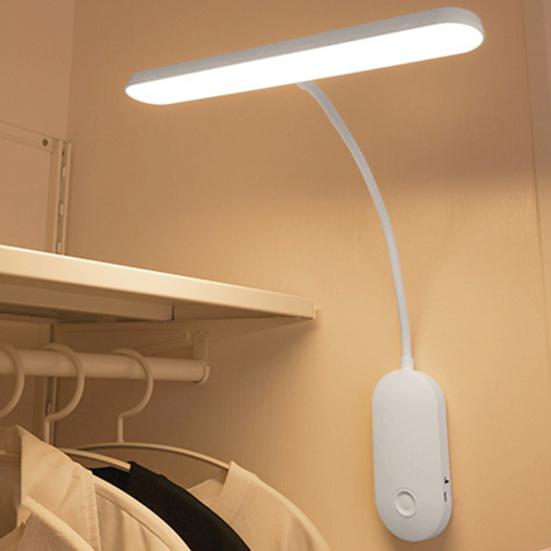 1 комплект светодиодных ламп для чтения с регулируемой цветовой температурой, диммируемым пультом дистанционного управления, без мерцания, гибкий шланг, светодиодная настольная лампа без синего света