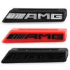 1pc Car Front bumper grille Badge Emblem sticker Labeling For Mercedes Benz AMG GLC GLE E CLA GLA W205 W211 W213 Car Accessories