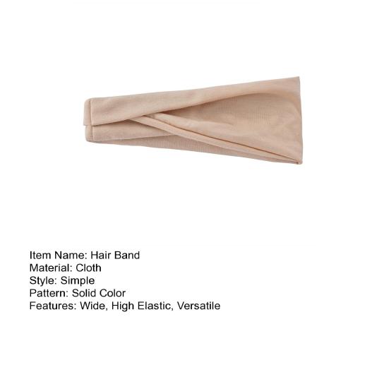 Эластичная резинка для волос, фиксирующая, уменьшающая ломкость, однотонный дизайн, универсальная широкая резинка для волос, аксессуар для волос
