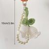 Crocheted Colored Flowers For Mobile Phone Bags Keys Anti-lost Lanyard DIY Wrist Strap Gift Accessories