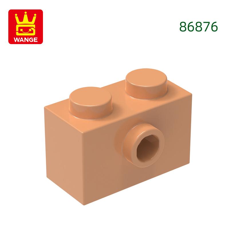 Нетоксичный 131 шт./Лот 86876 Кирпич Модифицированный 1x2 с шипом сбоку Аксессуары Совместимые с Кирпичом DIY Детская Игрушка Детали для Сборки