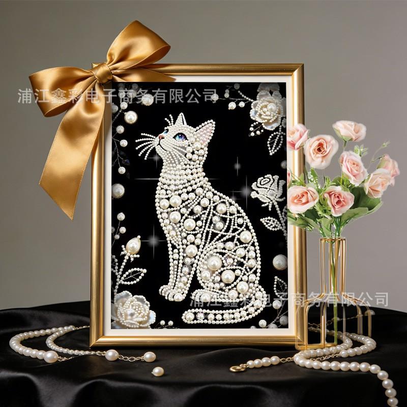 30x40CM Pearl Painting DIY Kit Modern Unframed Wall Art Home Decor
