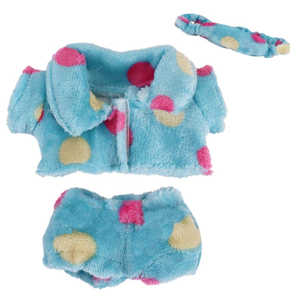 Рубашка Шорты Нашивка Одежда для кукол Аксессуары для кукол 20см Кукла Пижама Костюм Po Реквизит Мультяшное Животное Звезда Мини Блузка Брюки Комплект