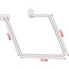 yoothi Compatible Kawasaki and W800 Saddlebag Support Solid Trunk Bag Holder W400, W650, Brackets, Steel, Side-Mount