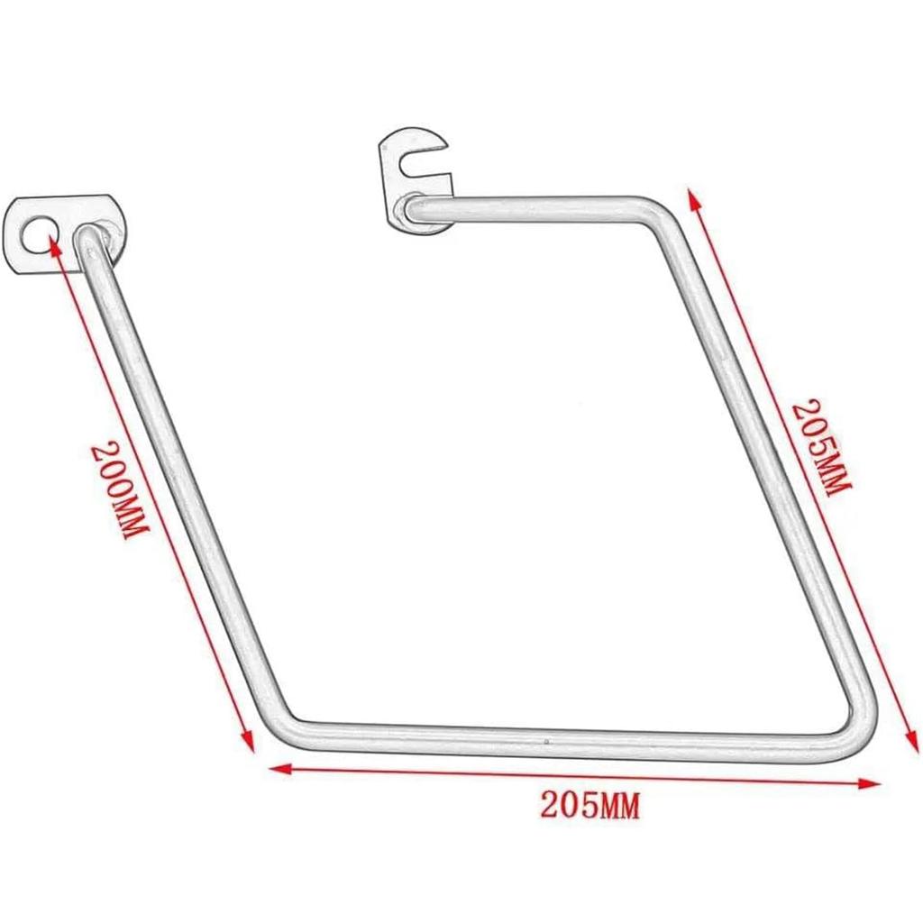 yoothi Compatible Kawasaki and W800 Saddlebag Support Solid Trunk Bag Holder W400, W650, Brackets, Steel, Side-Mount