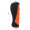 Soft Rubber Cycling Handle Grips Orange Black Electric Scooter Handlebar  Bicycle Parts