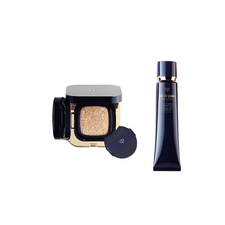 Clé De Peau Beauté (Cpb) Набор макияжа (Тональная основа-кушон, Корректирующий крем-вуаль)