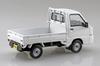 Aoshima Bunka Kyozai Масштаб Rakupla Snap Kit Грузовик Subaru Sambar Морозно-белый Пластиковая модель 1/32 № 05-FW Предварительно окрашенный (Машина)