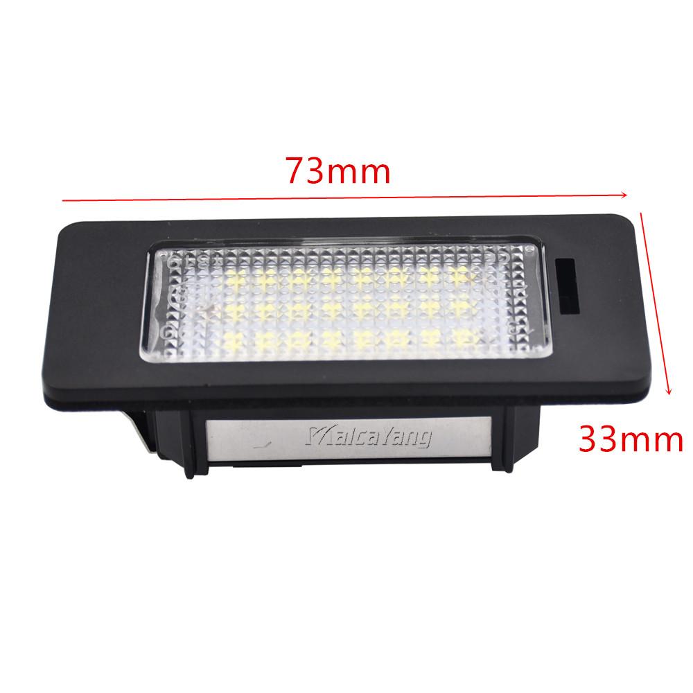 2 шт. светодиодная подсветка номерного знака для A1 A4(В8) A5/S5 A6/S6 A7 Q5 TT TTS RS5 TTRS 2D Родстер