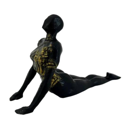 Статуэтка для йоги из смолы, фигурка дзен-йоги, украшение для домашнего рабочего стола, украшение для комнаты для медитации, комната для занятий йогой, подарок любителям йоги