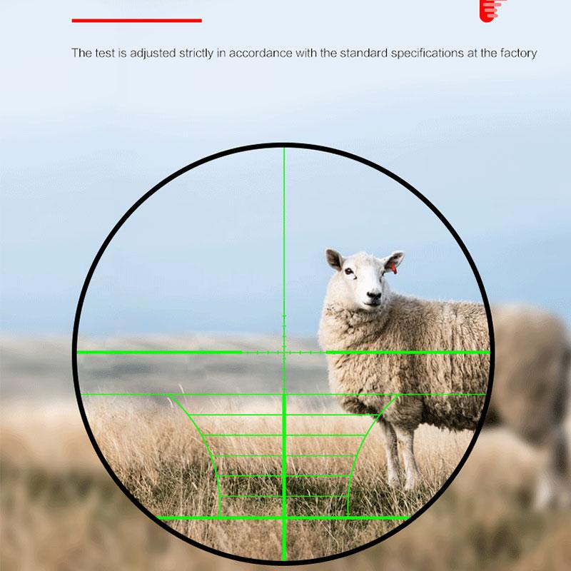 VOMZ 3-9x32 EG Hunting Scope Red/Green Dot Illuminated Sight Tactical Scope with 22mm for Hunting