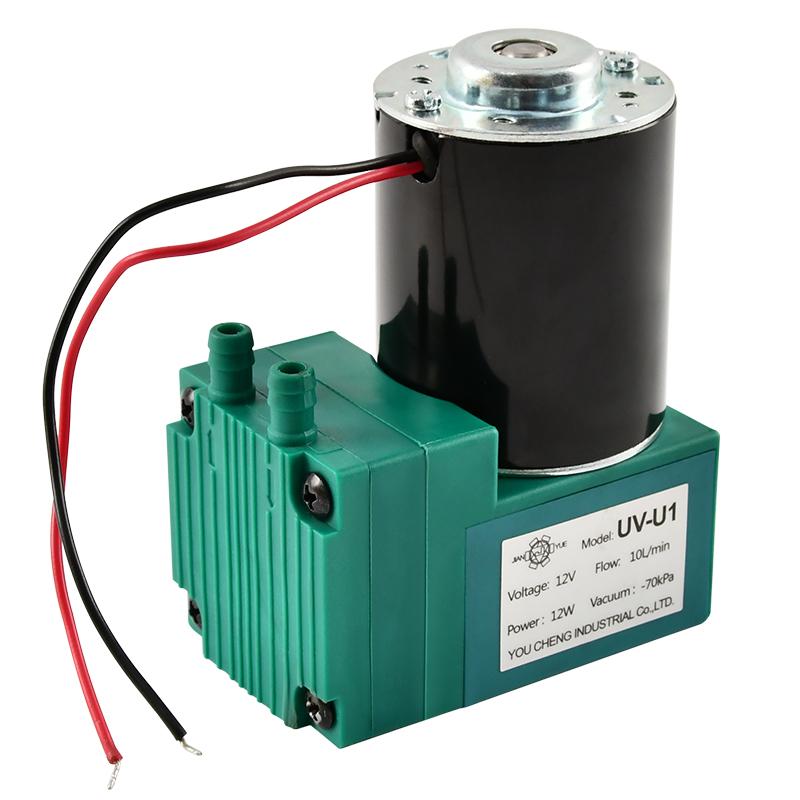 Вакуумный насос постоянного тока Большое всасывание диафрагменного насоса Маленький прямоточный насос UV-U1