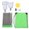 Stainless Steel Fruit Picker Tool with Basket Pole Easy To Assemble Fruits Catcher Tree Picker