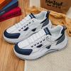 Модная Новая Мужская Обувь Весна 2025 Сетчатая Дышащая Повседневная Спортивная Повседневная Обувь Универсальная Толстая Подошва Увеличивающая Рост Массивные Кроссовки