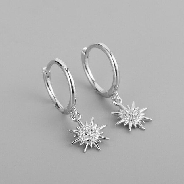 Серьги-кольца из стерлингового серебра 925 пробы для женщин, ювелирные изделия, аксессуары, винтажные золотые изящные винтажные серьги, милый подарок