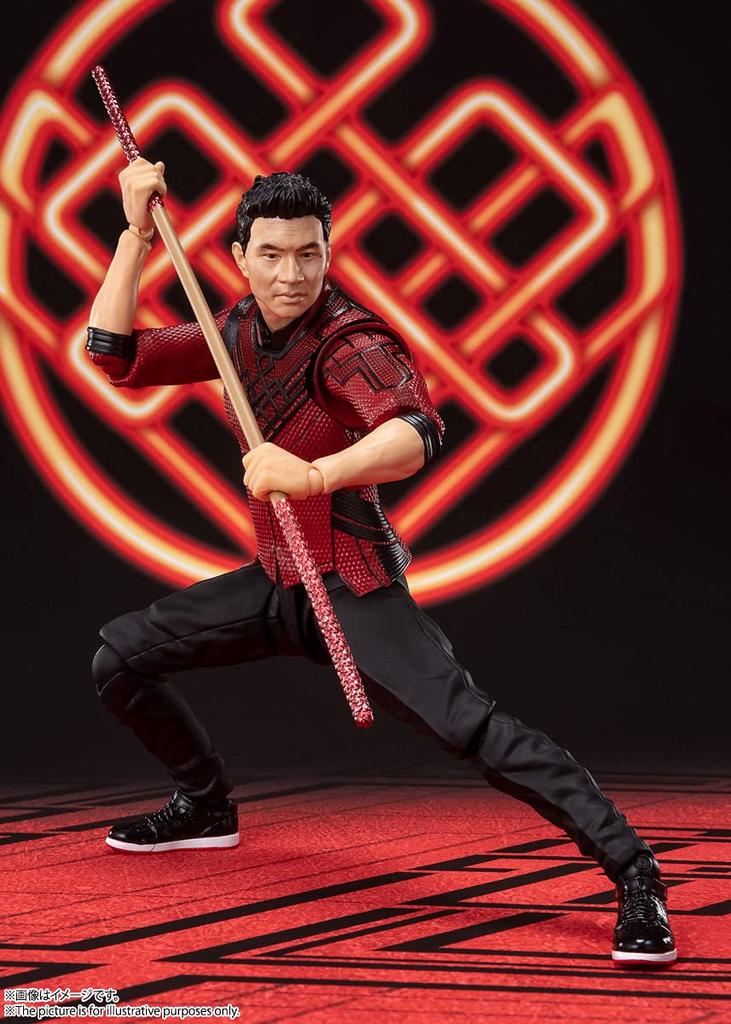 TAMASHII NATIONS Из десяти 150 мм раскрашенных подвижных фигур SHFiguarts Shang-Chi (Кольца Шан-Чи/Легенда) приблизительно. ПВХ и АБС