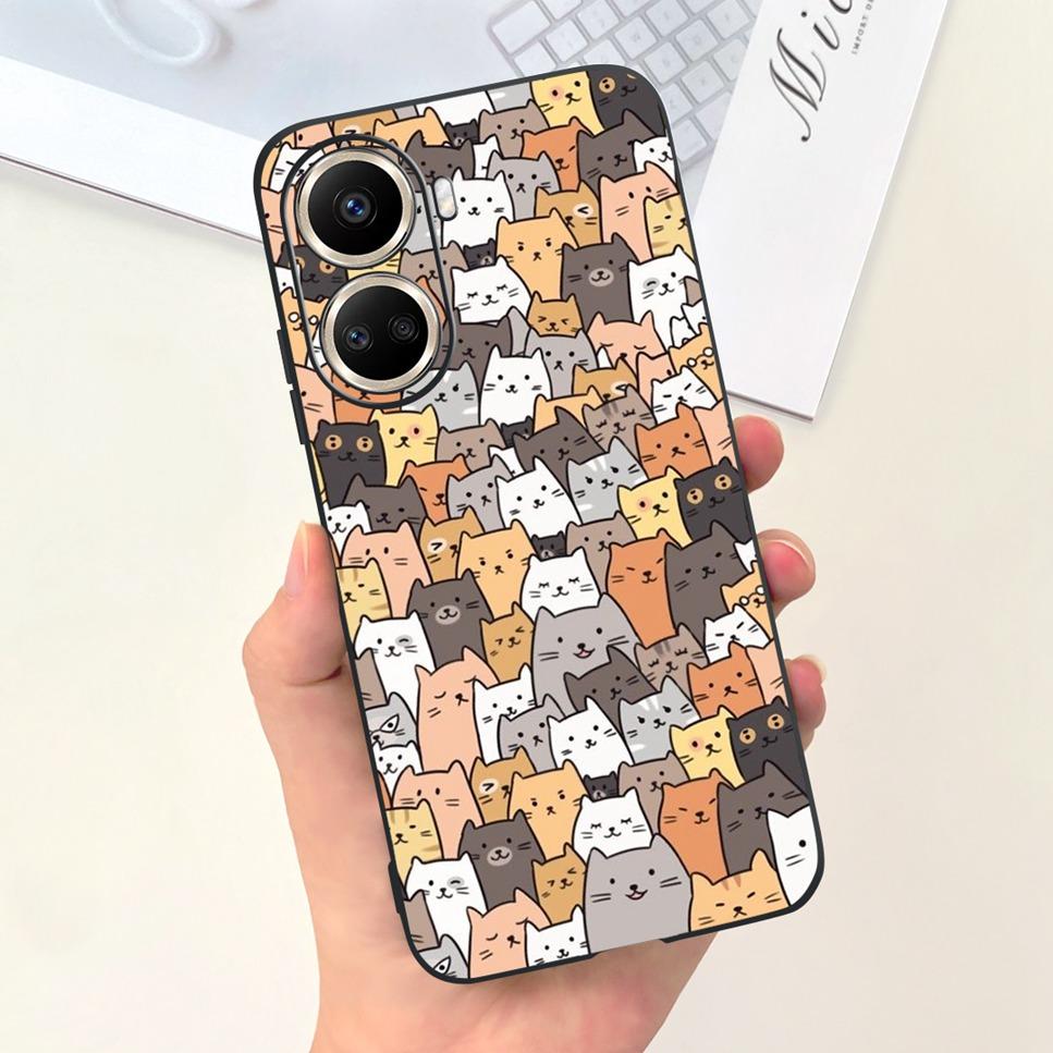 For Huawei nova 10 SE 4G Case Fashion Cartoon Pattern Soft Silicone Cover For Huawei Nova 10SE BNE-LX1 Bumper Phone Case Funda