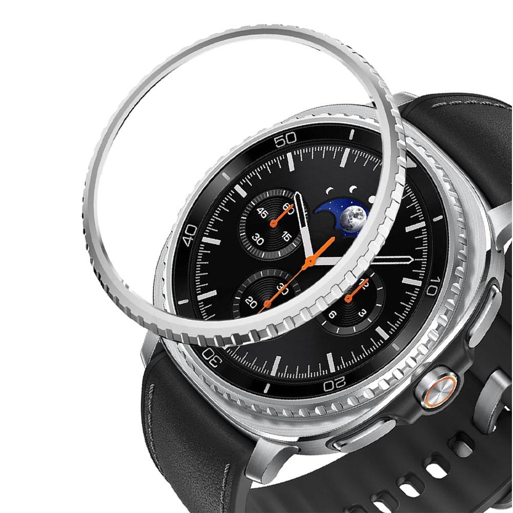Для Samsung Galaxy Watch 8 classic 46 мм Металлическое кольцо-ободок из нержавеющей стали Защитная крышка-ободок Защитный корпус Galaxy Watch 8 Classic Защитный