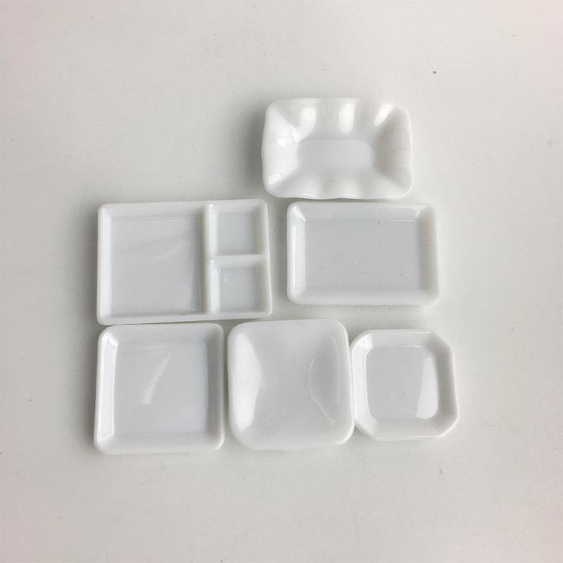 18 шт./набор мини-белых игрушечных кухонных принадлежностей, стаканчики для напитков, маленькая тарелка, маленькая посуда, миниатюры для самостоятельной ролевой игры, мини-пластиковая игрушка