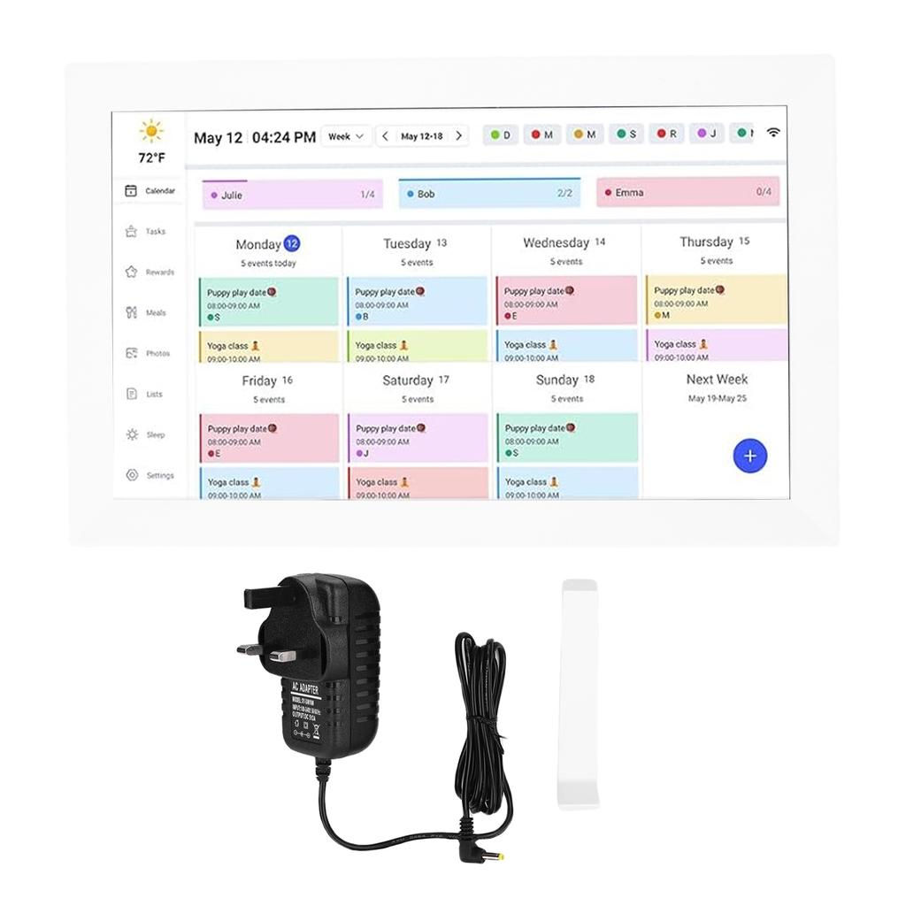 1080P Умный цифровой календарь с сенсорным экраном 15,6 дюймов WiFi Интерактивный дисплей Цифровая фоторамка Календарь-планировщик для семьи