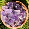 Unpolished Amethyst Crystal Chunks, Rough Gemstones for DIY Jewelry, Aroma & Home Garden Decor, Professional Jewelry Making Orna