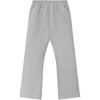 Men's Fear of God Essentials Signature Flare Sweatpant 'Concrete Heather/Dark Concrete Heather'