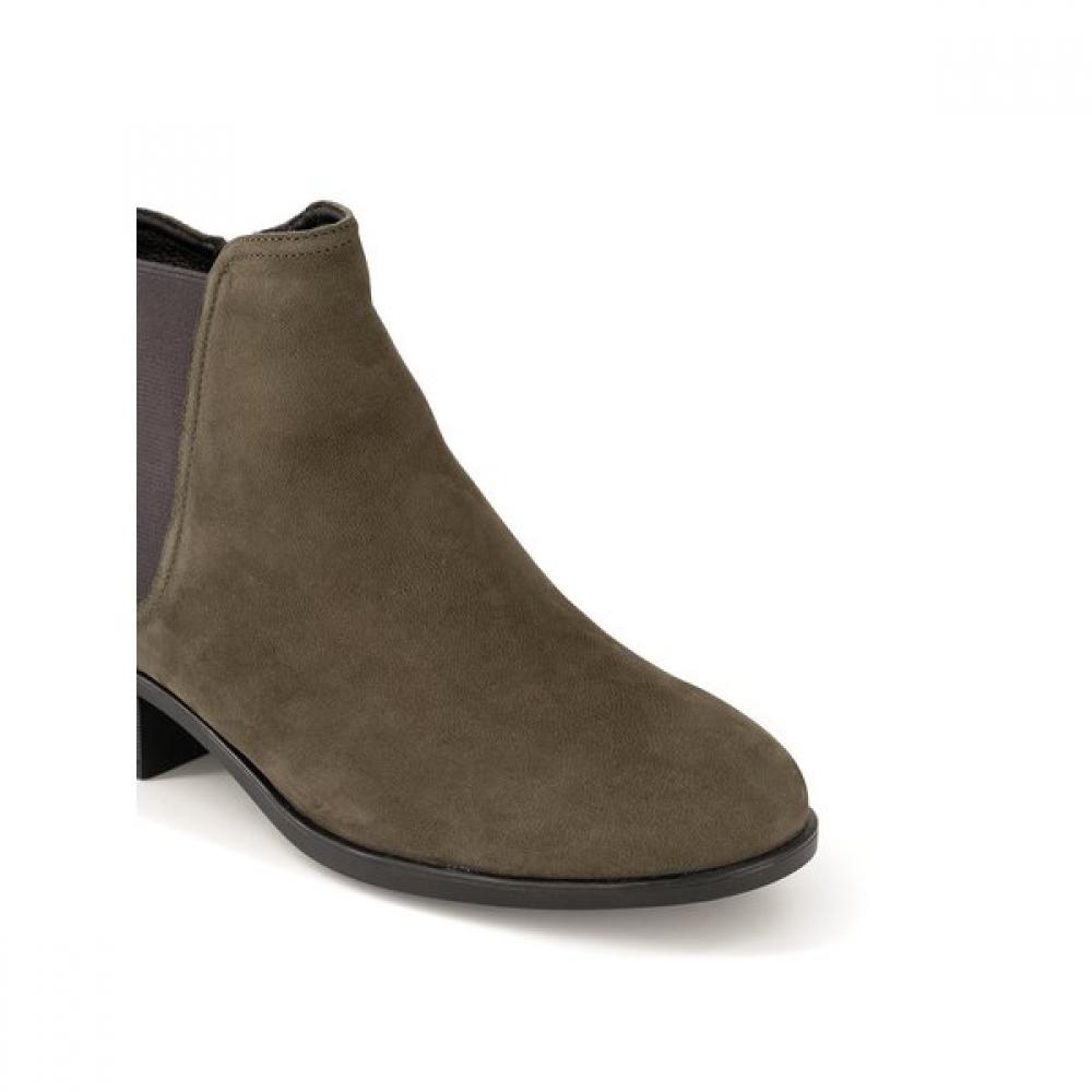 Soda Women S chelSea Ankle bootS Green Alb404 Gn69  3.5cm 